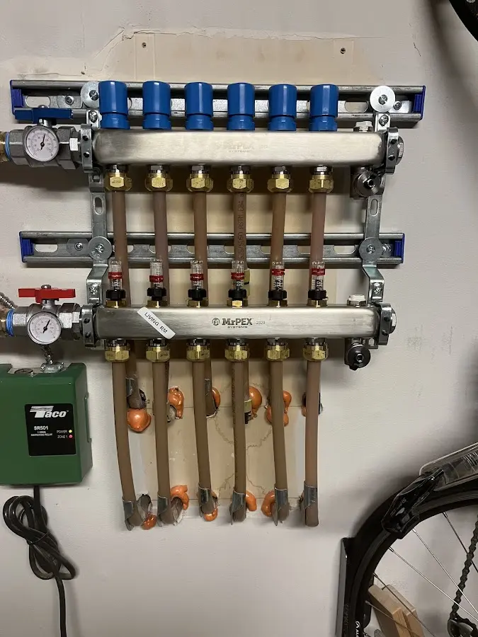 Plumber performing Gas Leak Detection at a residential property in Westville